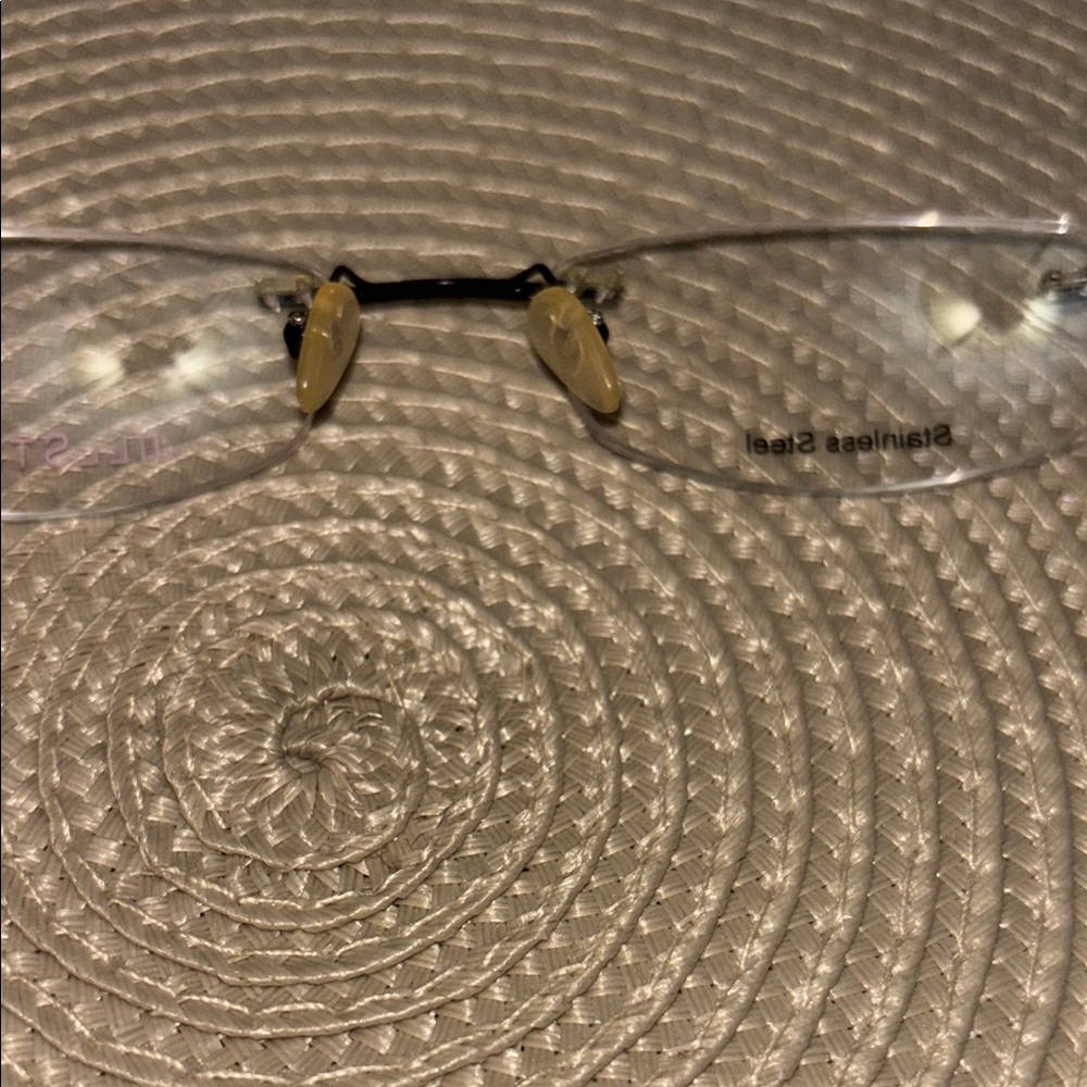 Jill Stuart Pink Rimless Glasses - Picture 5 of 8